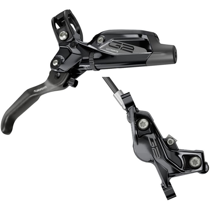 Гальма SRAM G2Ultimate, Carbon Lever, Ti Hardware, Reach, SwingLink, Contact, Gloss Black Rear 2000mm Hose (includes MMX Clamp, Rotor/Bracket sold separately) A2