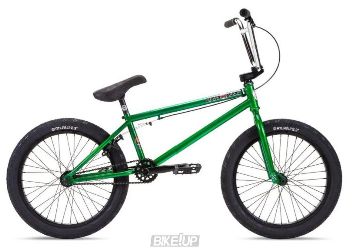 Велосипед bmx 20" STOLEN Heist 21.00" Dark Green Chrome