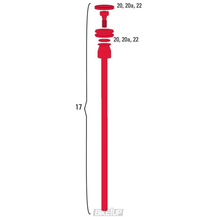 ROCKSHOX stock airbox Fork PIKE SA 110mm 26" 11.4018.026.019