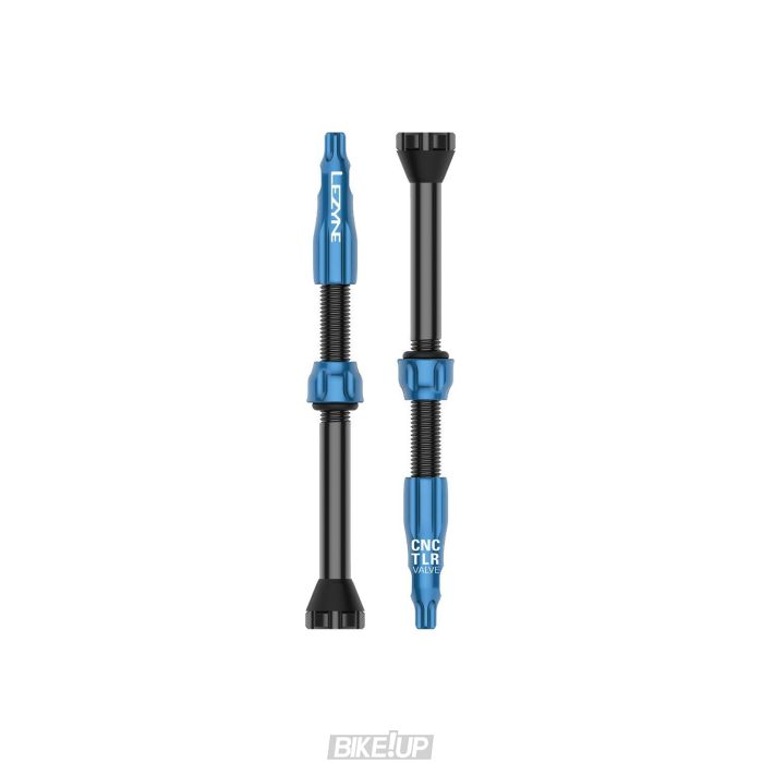 Ніпель для безкамерки Lezyne CNC TLR VALVE 60MM Блакитний Y14