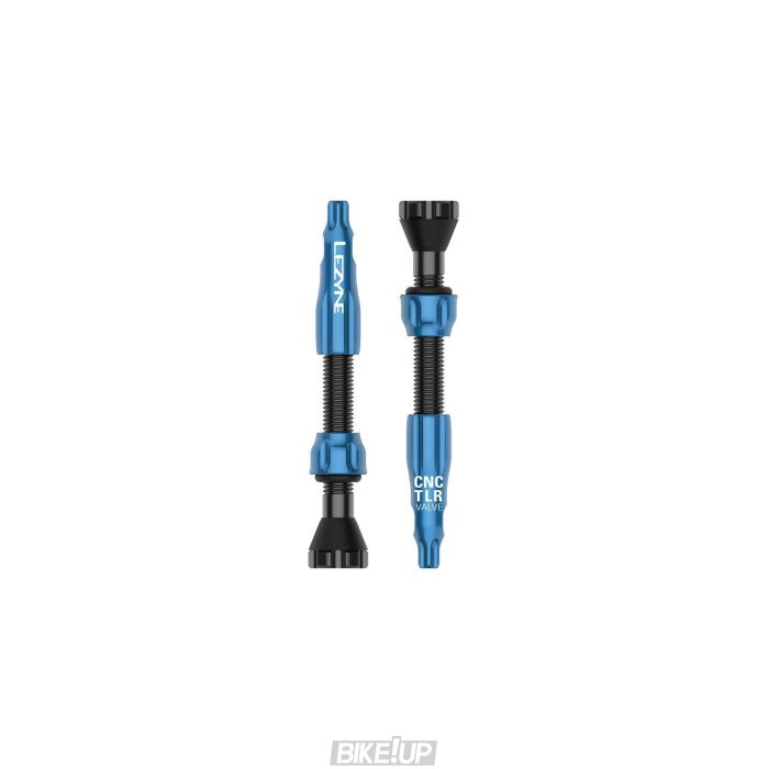 Ніпель для безкамерки Lezyne CNC TLR VALVE 44MM Блакитний Y14