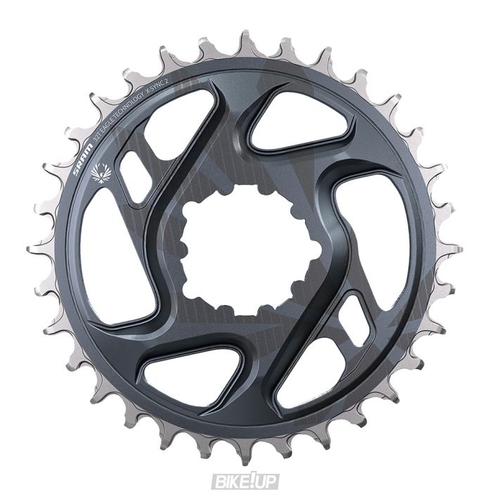 Зірка SRAM X-SYNC 2 30T Direct Mount 6mm Offset Eagle Cold Forged Lunar Grey (finish of GX Eagle C1 matches crank arms)