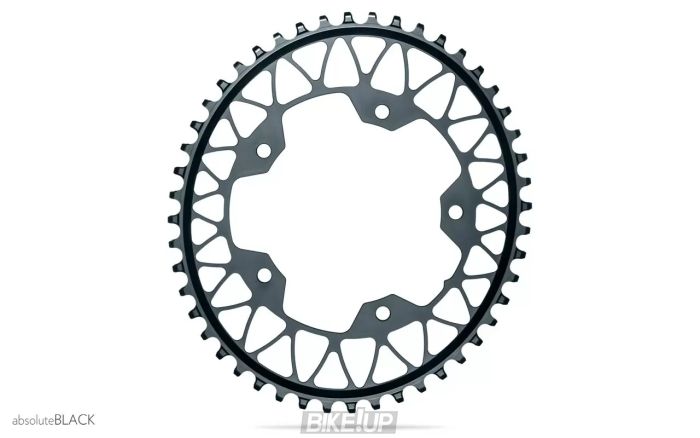 Gravel 1X Oval 110/5 зірка шатунів+ болти, 44T, Grey