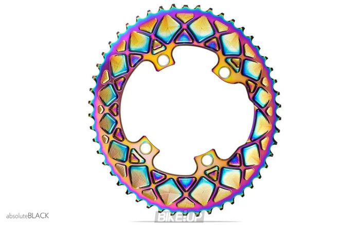 Oval 110BCD 4h 2X PVD зірка шатунів, 36T, Rainbow