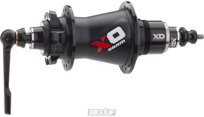 Втулка AM HUB X0 R DISC QR/12 28H BLK/RD XD