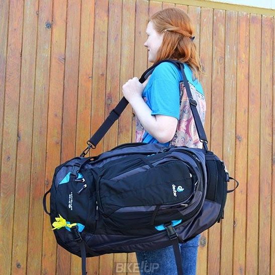 Рюкзак DEUTER Quantum 60+10 SL колір 7321 black-turquoise