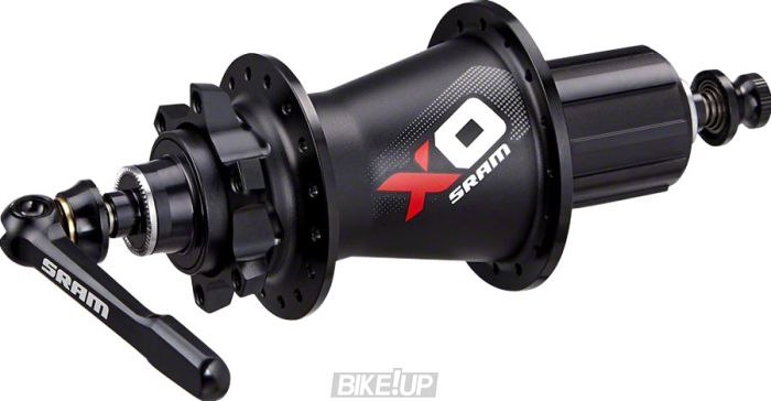 Втулка AM HUB X0 R DISC QR/12 28H BLK/RD