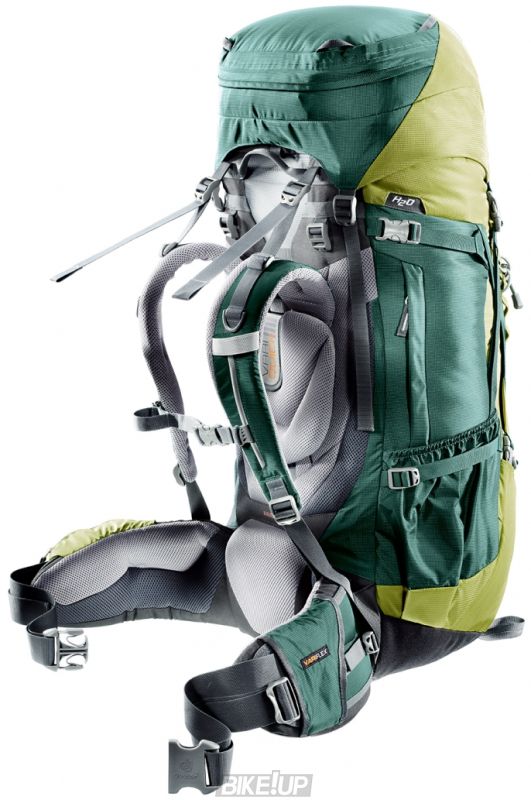 Рюкзак DEUTER Aircontact Lite 60+10 SL колір 4701 graphite-black