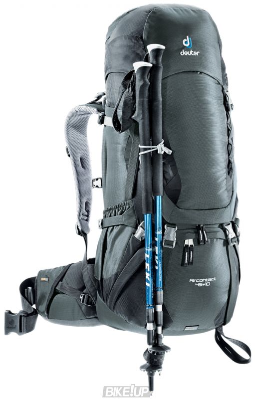 Рюкзак DEUTER Aircontact Lite 60+10 SL колір 4701 graphite-black