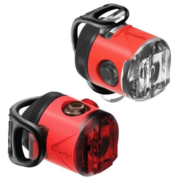 Комплект світла Lezyne FEMTO USB DRIVE PAIR Червоний 15/5 люменів Y13