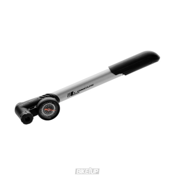 Насос Longus CLEMAN ALU-T, з манометром, 120PSI, універсальний вентіль