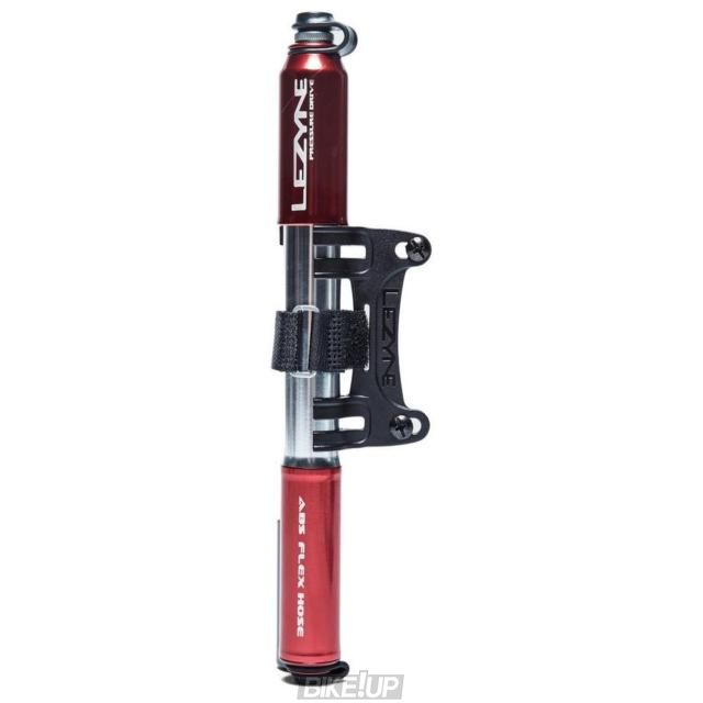 Ручний насос Lezyne PRESSURE DRIVE - M Червоний 120psi Y13