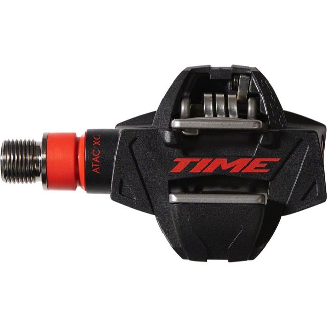 Педалі контактні TIME ATAC XC 12 XC/CX pedal, including ATAC cleats, Black/Red